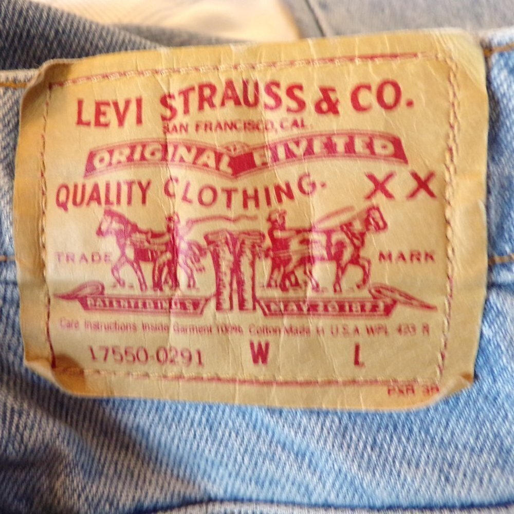 Levi's 80's Vintage USA Made Women's Denim Jeans - size 11 - Picture 8 of 10